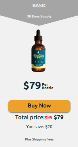 Keyslim Drops 1 bottle